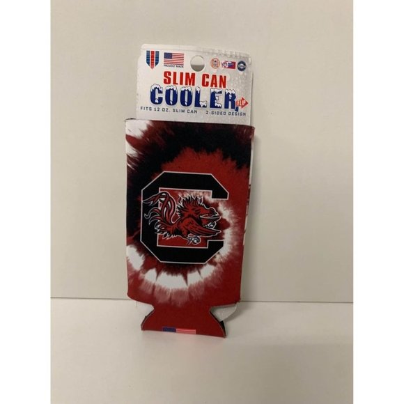 Other - NWT University South Carolina 12 Ounce Can Cozy Mascot College Tie Dye Y2K Bar